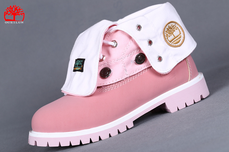 timberland homme rose