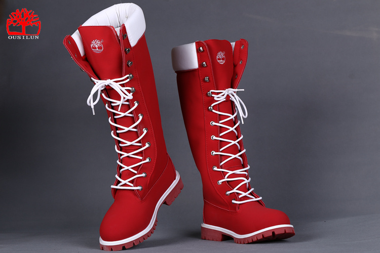 timberland homme rouge blanc